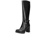 High-Heel-Stiefel Nero Giardini "Nero Giardini Stiefel Leder", Damen, Gr. 39, Schwarz, Leder, Schuhe