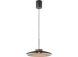 Neuhaus Pure Led Pendelleuchte "Pure E-Moon", Bronce, 1, Ø 50Cm H: 60Cm, 1 Stk., Leuchten, E-Lift Funktion, Cct, Dimmbar üBer Fernbedienung, Led Pendelleuchte