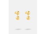 Paar Ohrstecker Liebeskind Berlin "Schmuck Geschenk Edelstahl Ohrringe Steel Ball", Gelbgoldfarben, Ohrringe, Damen, Edelstahl