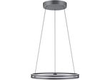 Neuhaus Pure LED Pendelleuchte "Pure E-Loop", Mystic Grau, 2, Ø 70Cm H: 40Cm, 1 Stk., Leuchten, E-Lift Funktion, Cct, Dimmbar üBer Fernbedienung, LED Pendelleuchte