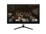 Nova 27T2K180, Gaming-Monitor 68.6 Cm (27 Zoll), Schwarz, Qhd, Ips, Hdmi, Dp, Lautsprecher, 180Hz Panel