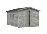 Gerätehaus PALMAKO Dan, grau, Massivholz, Gerätehäuser, grau