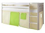 Spielbett Holz Malte Ca. 90X200 Beige/GrüN
