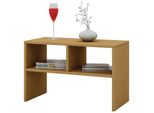 Couchtisch Vcm "Holz Beistelltisch Couchtisch Sofatisch Nachto S", Braun (Buche), B:63Cm T:30Cm, Tische, Couchtisch
