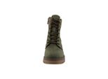Stiefel Tom Tailor "Tom Tailor Winter Boots", Damen, Gr. 36, Khaki, Unifarben, Schuhe Stiefel
