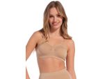 BüGelloser Bh Magic Bodyfashion "Comfort Bra", Damen, Gr. Xl, N-Gr, Braun (Cappuccino), Obermaterial: 89% Polyamid, 11% Elasthan, Unifarben, Figurbetont, Bhs, Bequemer Nahtloser Und BüGelloser TräGer-Bh