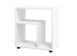 Couchtisch Vcm "Holz Beistelltisch Couchtisch Sofatisch Zeito", Weiß, B:50Cm T:30Cm, Tische, Couchtisch