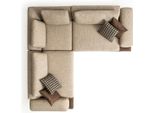 Modernes Ecksofa L-Form Wohnzimmermöbel Eckcouch Sofas Textil Möbel Neu