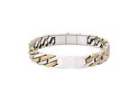 Armband Emporio Armani "Schmuck Geschenk Edelstahl", Edelstahlfarben, Gelbgoldfarben, ArmbäNder, Damen, 21,5Cm, Edelstahl, Armband