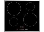 HANSEATIC Induktions-Kochfeld, schwarz, B:59cm H:6cm T:52cm, Kochfelder, mit Timer