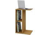 Couchtisch Vcm "Holz Beistelltisch Couchtisch Sofatisch Nachto", Braun (Buche), B:40Cm T:30Cm, Tische, Couchtisch