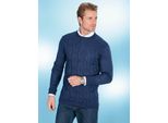 Rundhalspullover Classic "Pullover", Herren, Gr. 50, Blau (Marine), 100% Polyacryl, Unifarben, Pullover Rundhalspullover
