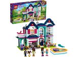 LEGO 41449 Friends Andreas Haus Set, Puppenhaus für Mini-Puppen mit Schwimmbad und Musikstudio, Spielzeug für Mädchen und Jungen