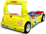 LKW Auto Truck Kinder Kinderbett Jugendbett Bett Betten Kindermöbel Neu Gelb