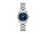 Quarzuhr Emporio Armani, Edelstahlfarben, Blau, Armbanduhren, Damen, Quarzuhr, Armbanduhr, Damenuhr, Edelstahlarmband, Analog, Tag