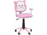 Kinderstuhl Schreibtischstuhl Bürostuhl Bürosessel Stuhl Kätzchen Katze Kindermöbel Pink