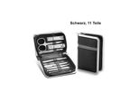 Tpfbeauty ManiküRe- & PediküRe-Set 11-Teilig Aus Kunstleder - Schwarz