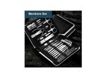 Tpfbeauty ManiküRe- & PediküRe-Set 26-Teilig Aus Kunstleder - Rosa