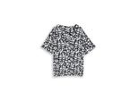 Tom Tailor Damen Bluse Mit Muster, Blau, Gemustert, Gr. 38