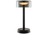 Brilliant Led Tischleuchte "Razor", Schwarz, 1, Ø 12Cm H: 26Cm, 1 Stk., Leuchten, Led Akku Leuchte, 26 Cm, 260 Lm, 2700 K, Wireless Charging, Dimmbar, Led Tischleuchte