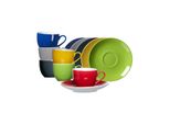 Ritzenhoff & Breker Espressotassen Mit Untertassen Doppio 80 Ml 6Er Set