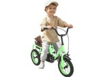 Kinderfahrräder 12 Zoll Kinder Dreirad 3 Räder Fahrräder für Jungen/Mädchen Single Speed (Hellgrün)