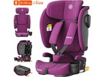 Daliya® JOYMAX i-Size Kindersitz, ISOFIX, Top Tether mit Warnmelder, für Kinder 76-150 cm, ab 15 Monaten, 9-36 kg, Autokindersitz | Purpur