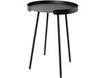 Beistelltisch Creativ Deco, Schwarz, B:40Cm H:53Cm T:40Cm, 100% Metall, Tische, Beistelltisch, Auch Ideal Als Ablage FüR Deko, Aus Metall, HöHe Ca. 53 Cm