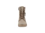 Stiefel Tom Tailor "Tom Tailor Winter Boots", Damen, Gr. 40, Taupe, Polyurethan, Schuhe Stiefel