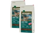 Real Nature Wilderness Dark Fjord Adult Au Cerf, Au Sanglier Et à La Volaille 2X7 Kg