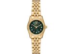 Quarzuhr Michael Kors "Lexington", Gold (Goldfarben, GrüN), Armbanduhren, Damen, Quarzuhr, Armbanduhr, Damenuhr, Edelstahlarmband, Analog, Glassteine