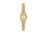 Quarzuhr Michael Kors "Micro Petite Lexington", Gold (Gelbgoldfarben, Goldfarben), Armbanduhren, Damen, Quarzuhr, Armbanduhr, Damenuhr, Edelstahlarmband, Analog, Glassteine