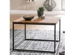 Finebuy Couchtisch Quadratisch 60X60Cm Akazie Massivholz Design Wohnzimmertisch