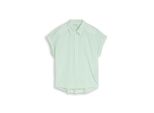 Tom Tailor Denim Damen Bluse Mit Streifenmuster, GrüN, Gestreift, Gr. XL