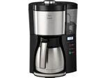 MELITTA Filterkaffeemaschine LOOK Therm Timer 1025-18 schwarz, schwarz, 1,25 l, 10, Kaffeemaschinen