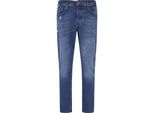 Bequeme Jeans 2Y Premium "2Y Premium Herren 2Y Tapered Fit Jeans", Herren, Gr. 31, NormalgrößEn, Blau, 97% Baumwolle, 3% Elasthan, Unifarben, Jeans