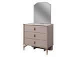 Komplette Jugenbett Kindermöbel Kinderbett Beige Holz Set 5tlg Modern