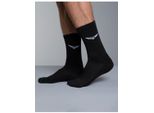 Socken Trigema "Trigema Sportsocken Im Doppelpack", Herren, Gr. 35-38, Schwarz, Baumwollmischung, Socken Socken