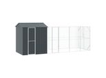 VidaXL Vogelvoliere 2,1 m, 6,19 m, 2,47 m