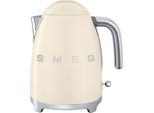SMEG Wasserkocher KLF03CREU, beige (crème), B:22,3cm H:24,8cm T:17,1cm, Wasserkocher