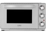 CASO Minibackofen TO 26 SilverStyle, silber (silberfarben), B:48cm H:30cm T:40cm, Minibacköfen, mit rotierendem Drehspieß, Minibackofen