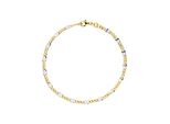 Goldarmband Jobo, Gold (Gelbgold 333), ArmbäNder, Damen, 19Cm, Gelbgold 333, Goldarmband, Steg-Panzerarmband 333 Gold Massiv 19 Cm