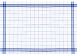 Geschirrtuch Stuco "Bambus, Kariert", Weiß (Weiß, Blau), B:50Cm L:70Cm, 30% Baumwolle, 70% Viskose, GeschirrtüCher, Geschirrtuch