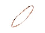 Armreif Jobo, Rosa (RoséGoldfarben), ArmbäNder, Damen, Silber 925 (Sterlingsilber), Armreif, 925 Silber RoséGold Vergoldet