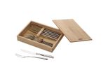 Besteck-Set VILLEROY & BOCH Steakbesteck Piemont 12er Set silber, silber, Essbesteck-Sets, Besteck-Set