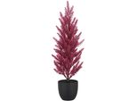 Winterliche Kunstpflanze Creativ Green "FichtenbäUmchen", Pink, H:38Cm, Kunststoff, Kunstpflanzen, In AußErgewöHnlicher Farbe