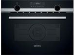 SIEMENS Backofen mit Mikrowelle CM585AGS1, grau (edelstahl), B:59,4cm H:45,4cm T:57cm, Backöfen, Backofen mit Mikrowelle