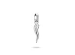 Charm-EinhäNger Thomas Sabo "Charm Cornicello - Connect", Silberfarben, Charms, Damen, Silber 925 (Recycelt), Emaille