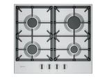 NEFF Gas-Kochfeld T26CIP8N0, edelstahl, B:58,2cm H:4,5cm T:52cm, Kochfelder