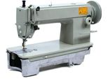 Nähmaschine mit Einnadel-Zweifadengestell & Wickler SM 6-9 Säulennähmaschine mit Satz Wickler Dickmaterial-Steppstichnähmaschine für Oberbekleidung Nähmaschine Industrienähmaschine